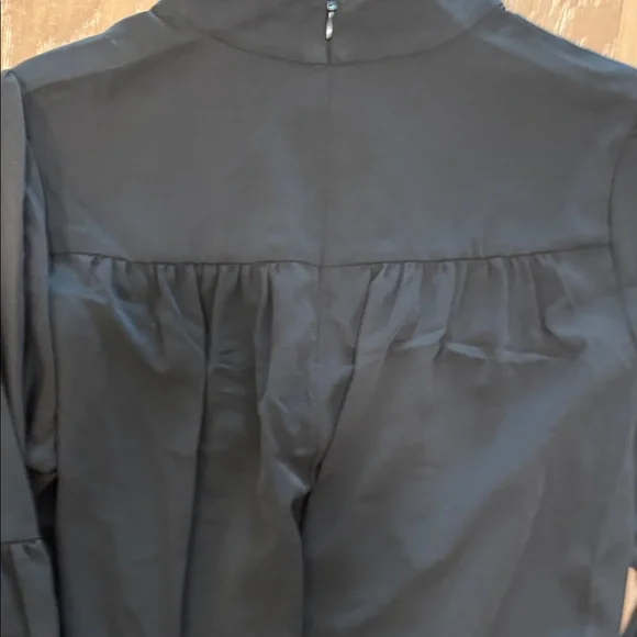 Tahari Black Long Sleeve Blouse - Picture 4 of 6